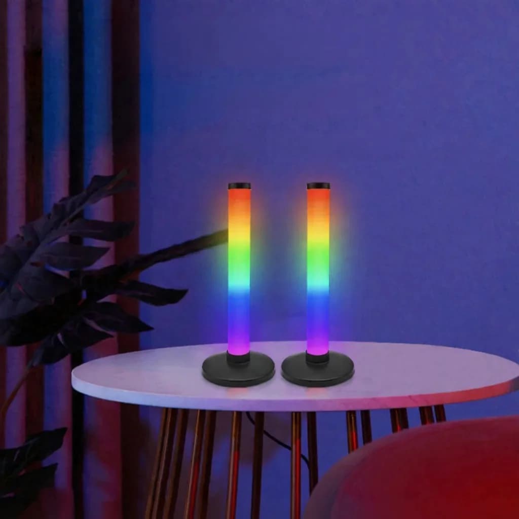 RGB hangulatvilágítás hangszinkronnal és app vezérléssel íróasztalra