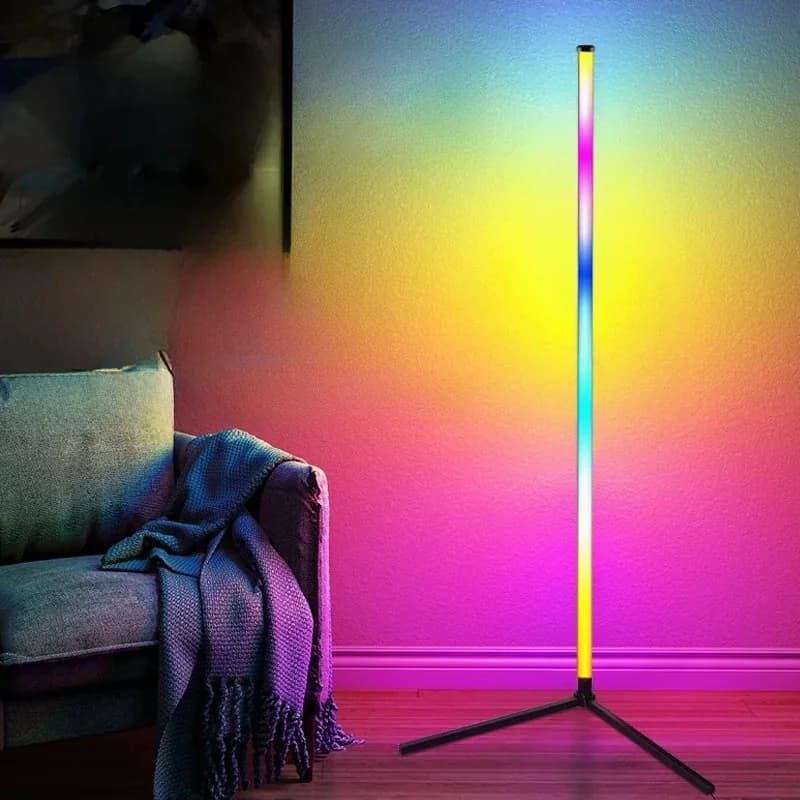 RGB állólámpa zene szinkronnal, távirányítós és applikációs vezérléssel