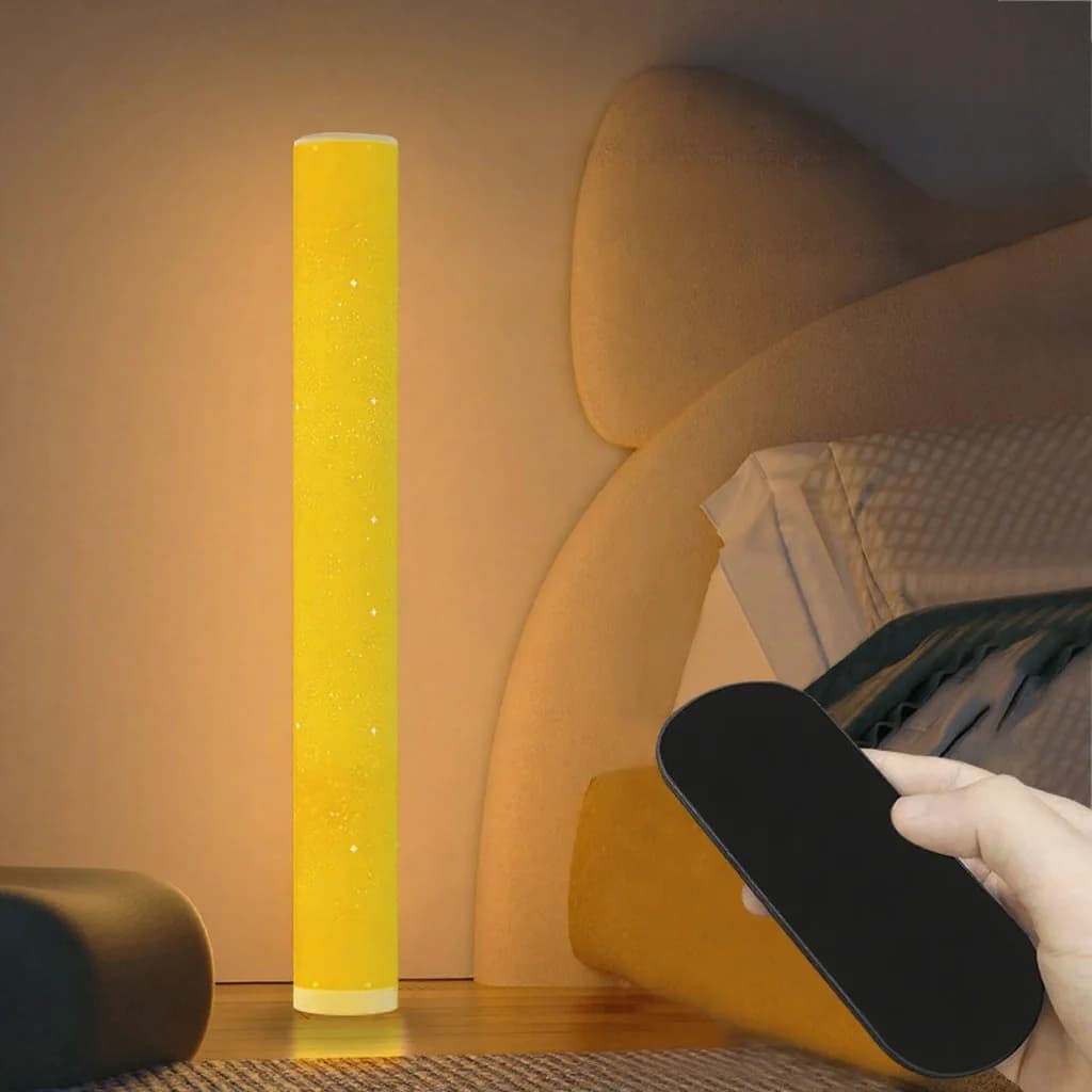 RGB LED állólámpa csillagmintával, távirányítós és alkalmazásvezérléssel