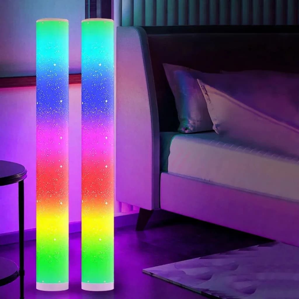 RGB LED állólámpa csillagos hatással és távirányítóval