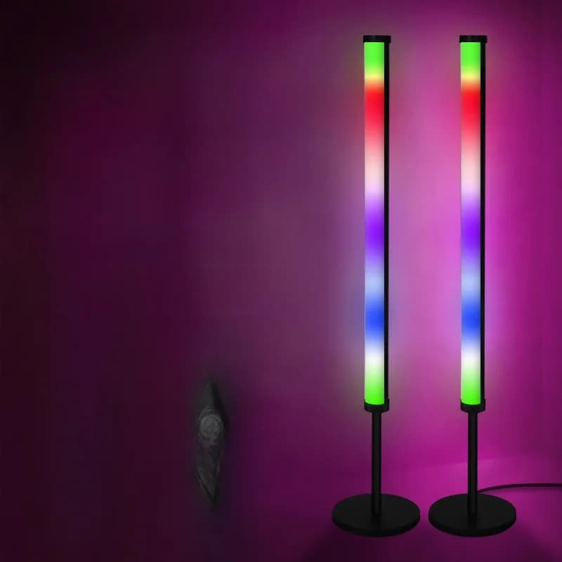 RGB LED asztali hangulatvilágítás zene szinkronnal és app vezérléssel