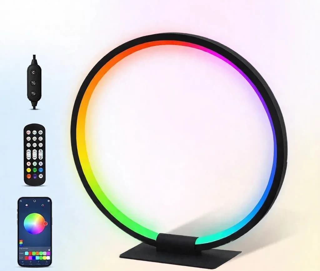 RGB LED hangulat éjjeli fény zenei szinkronnal