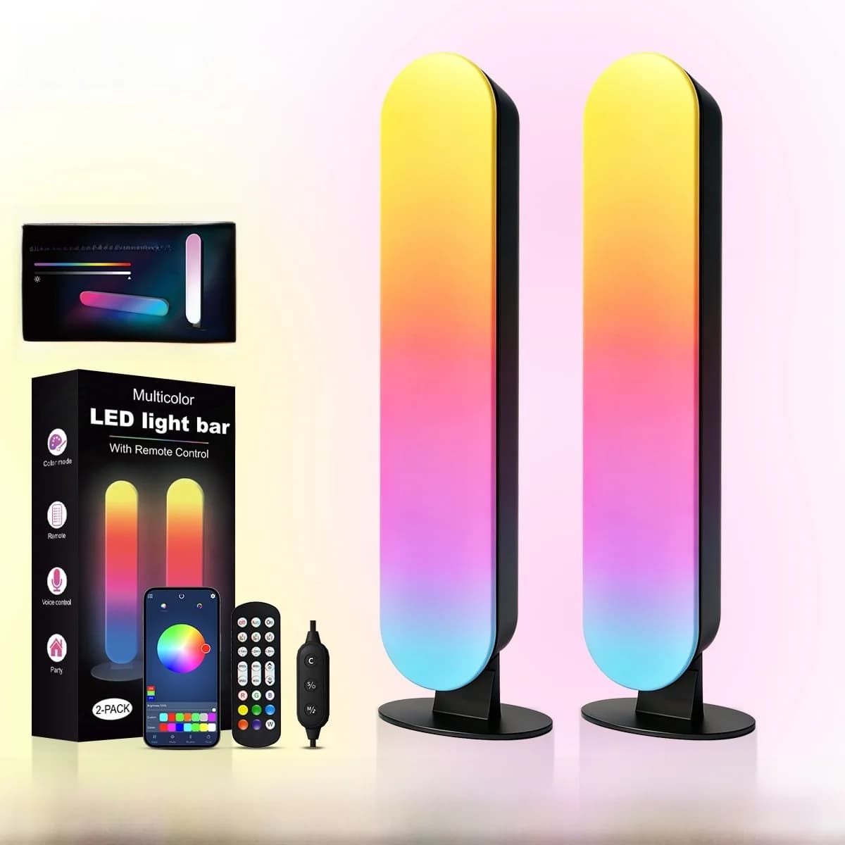 RGB LED hangulatfény Bluetooth zene szinkronnal és applikáció vezérléssel