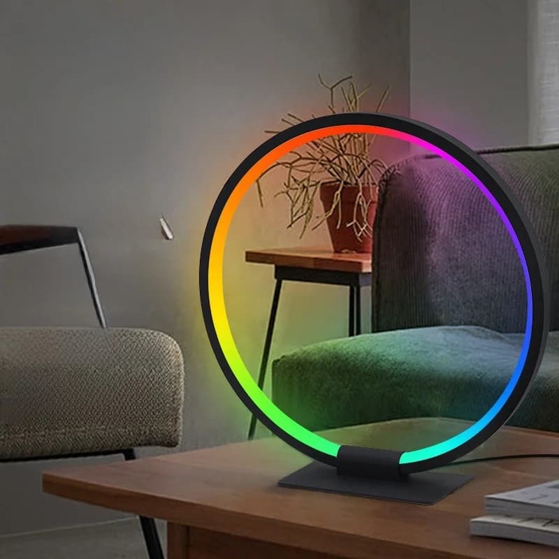 RGB LED hangulat éjjeli fény zenei szinkronnal