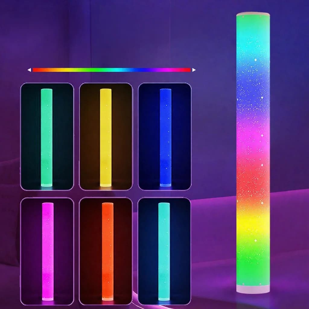 RGB LED állólámpa csillagos hatással és távirányítóval