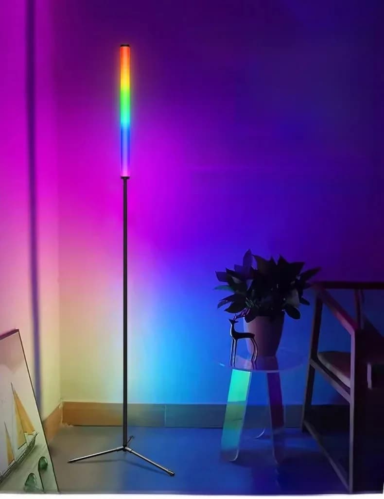 RGB színváltó állólámpa zenei szinkronnal és alkalmazásvezérléssel