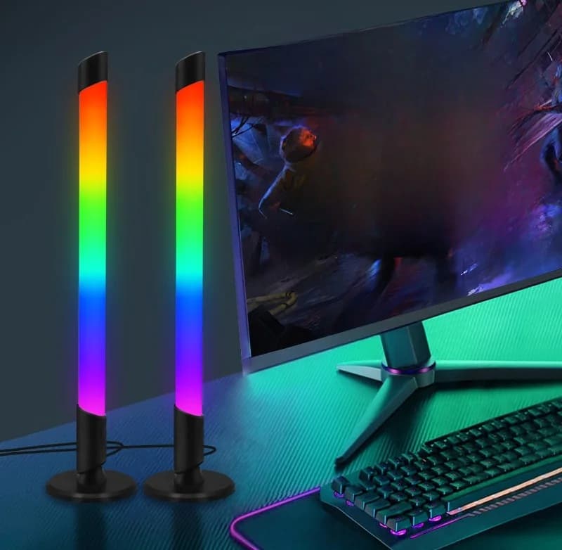 USB zene-szinkronizált RGB hangulatfény asztali gaminghez