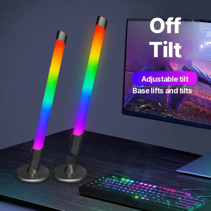 USB zene-szinkronizált RGB hangulatfény asztali gaminghez