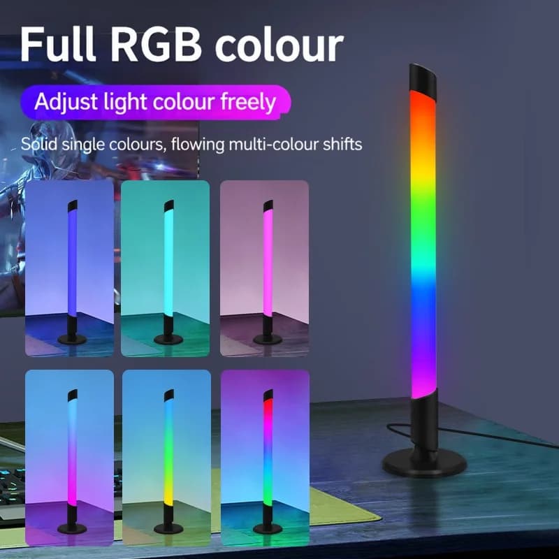 USB zene-szinkronizált RGB hangulatfény asztali gaminghez