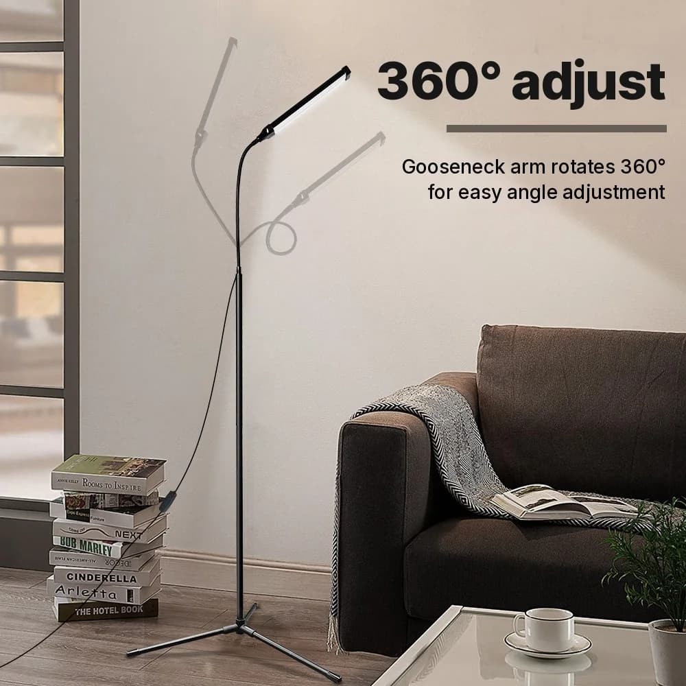 USB tápellátású állólámpa tripod állvánnyal és három szín móddal
