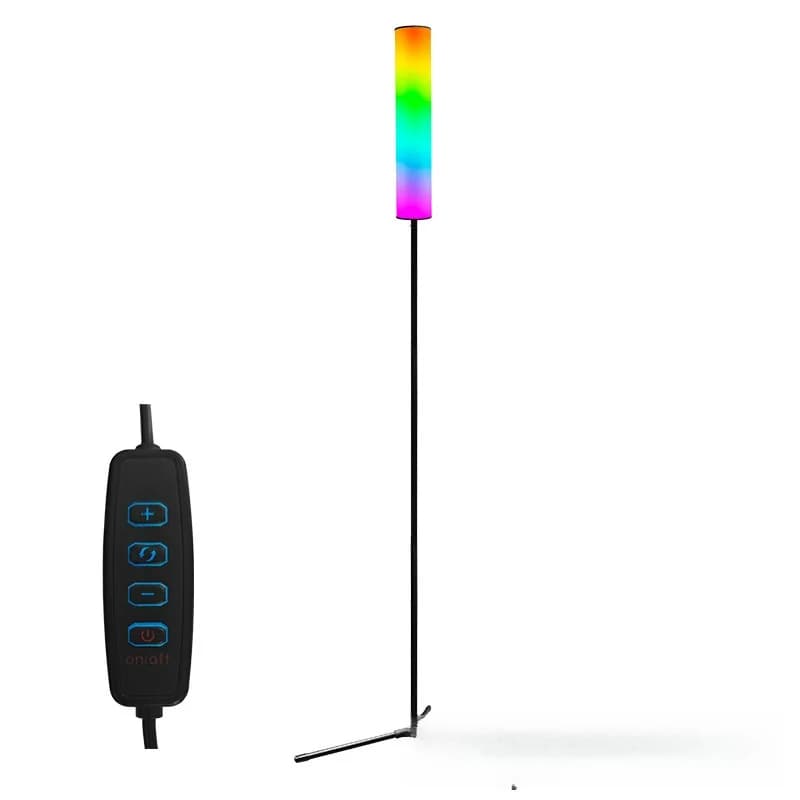 RGB LED tripod állólámpa távirányítóval hálószobába és nappaliba