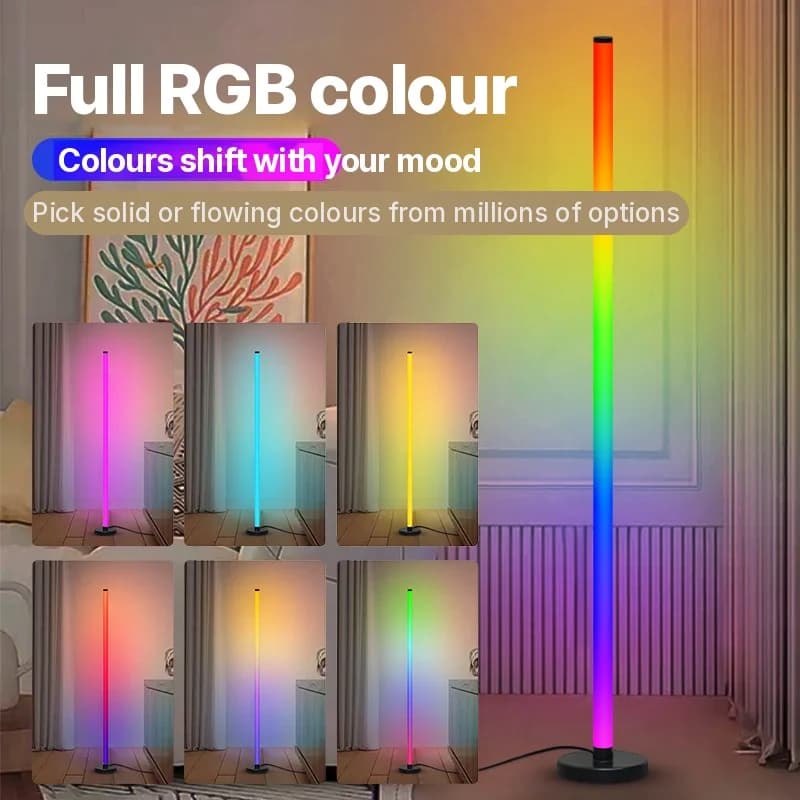 RGB összeilleszthető állólámpa zenei szinkronnal és alkalmazásvezérléssel