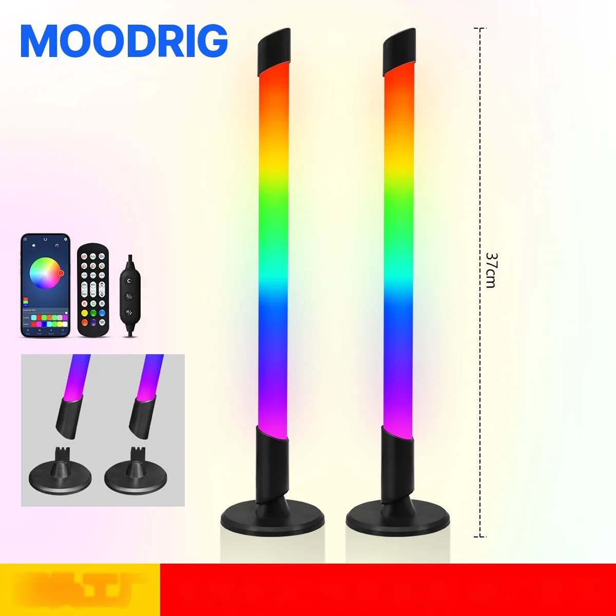 USB zene-szinkronizált RGB hangulatfény asztali gaminghez