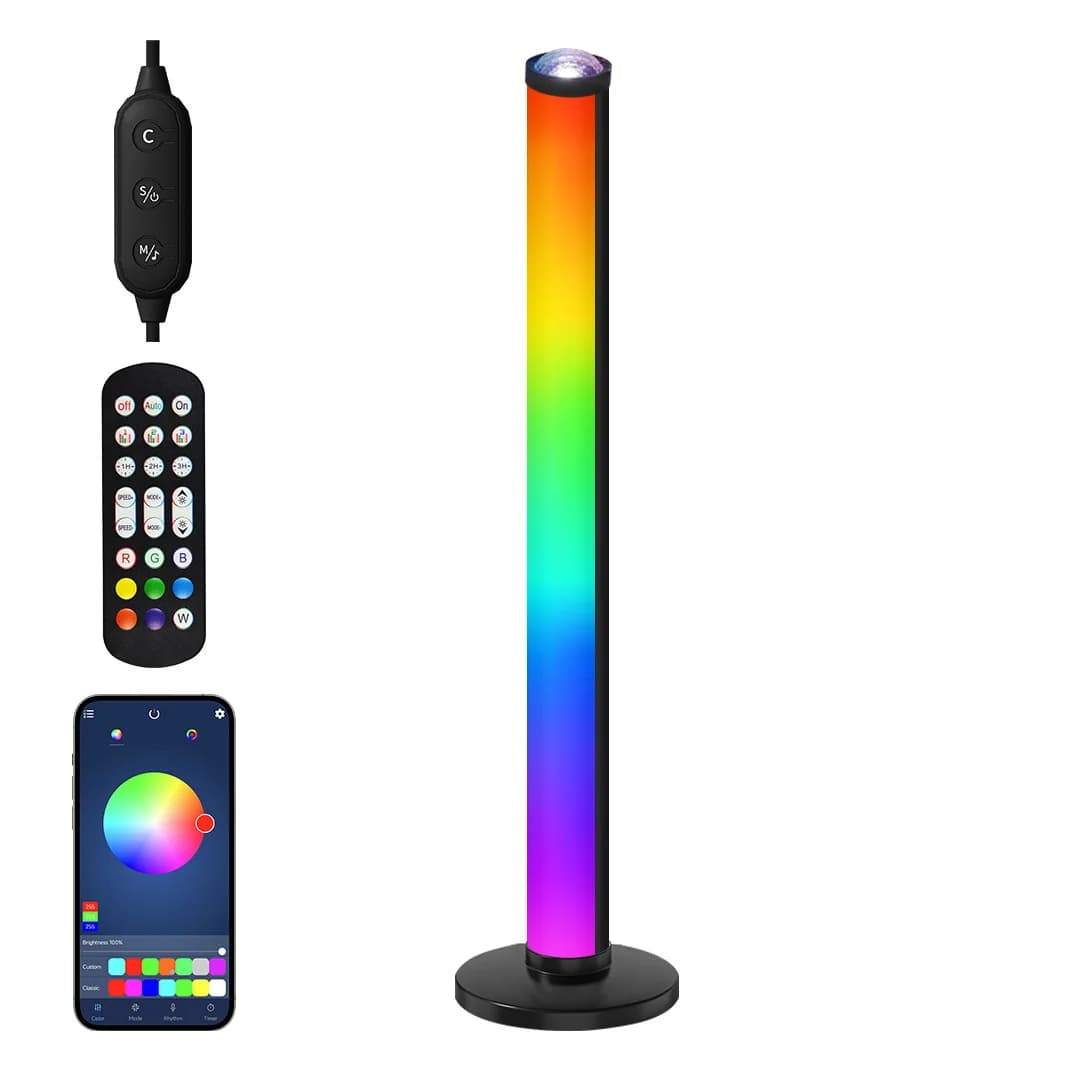 RGB vetítő hangulatlámpa zene szinkronnal és távirányítóval