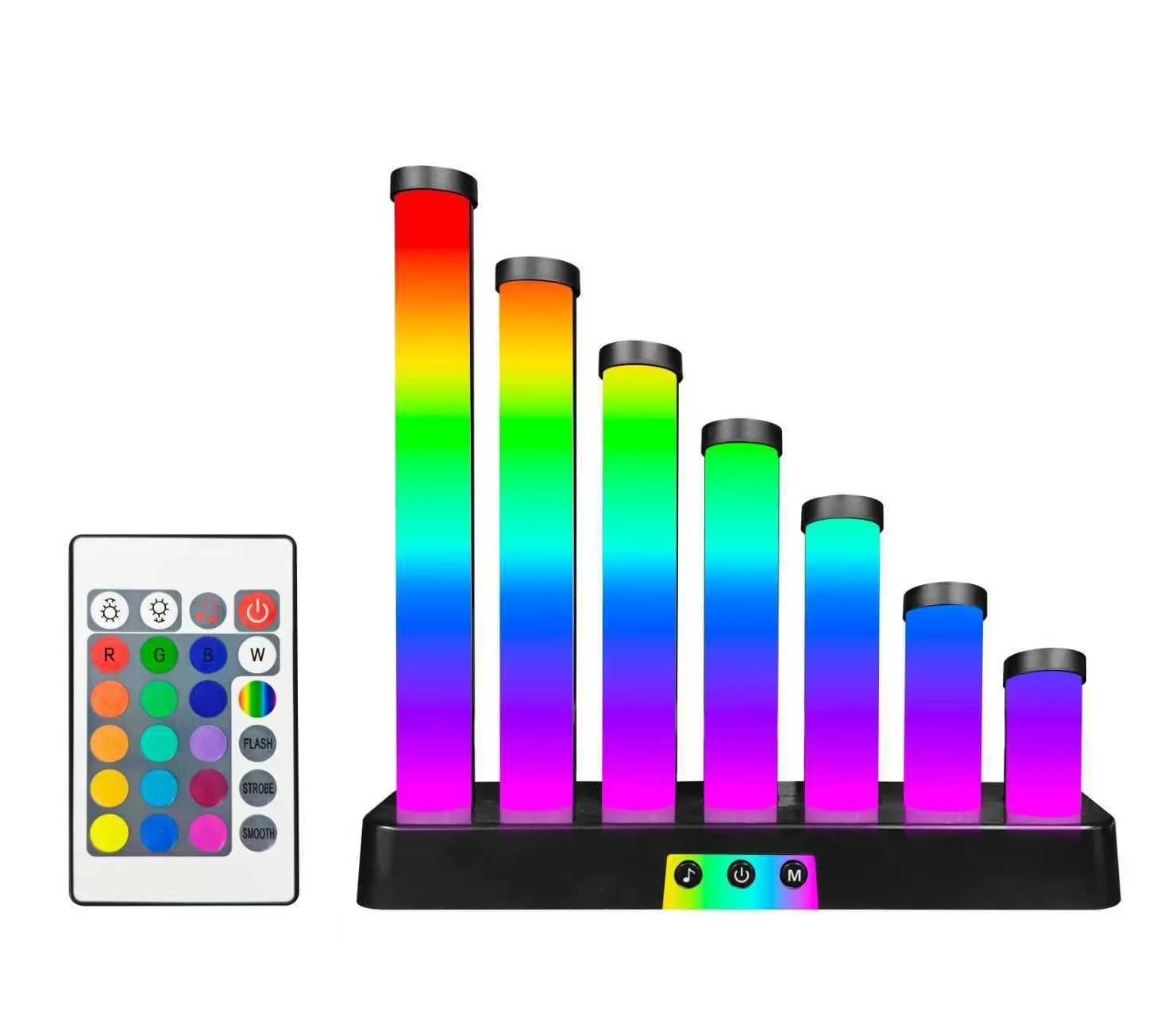 RGB hangreaktív LED asztali lámpa app vezérléssel